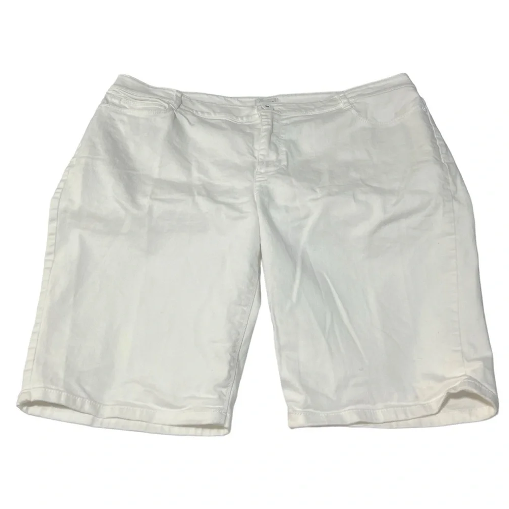 J. Jill White Denim Shorts 14